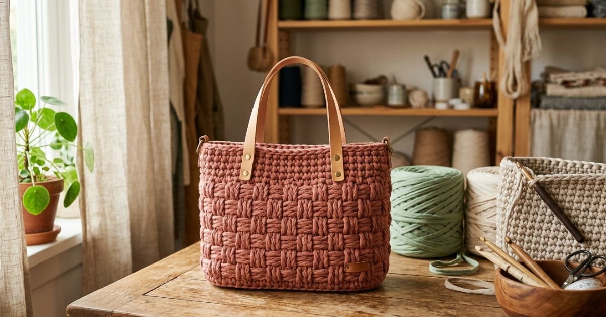 Tutorial borsa uncinetto fettuccia scopri come realizzare un modello chic in pochi passi