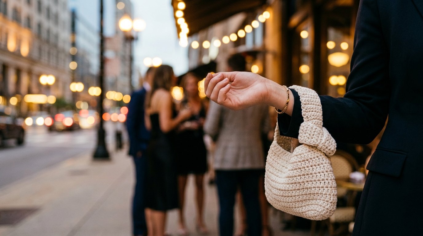 Borsa da polso uncinetto tutorial: il mio accessorio preferito per le serate senza ingombro
