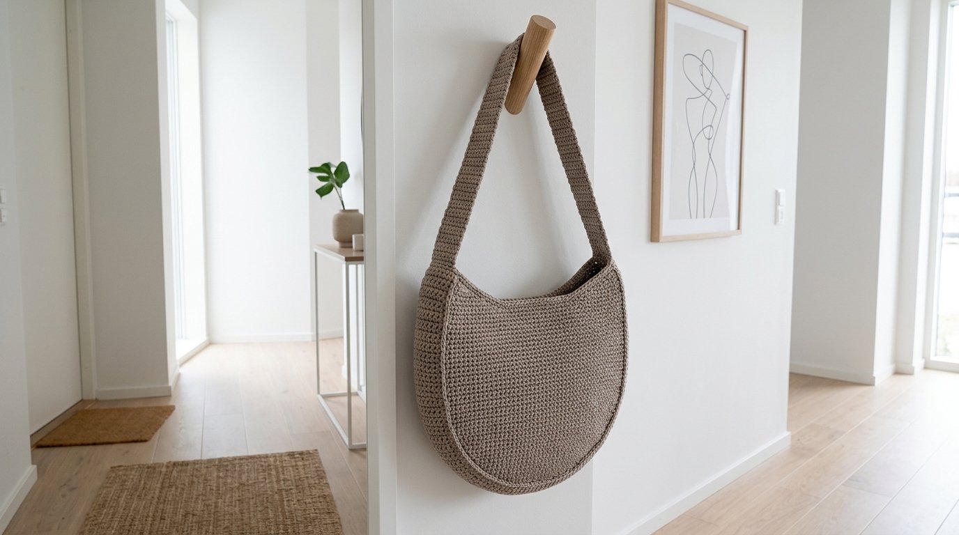 Borsa mezzaluna uncinetto tutorial: ho provato questa forma trendy ed è stato facilissimo